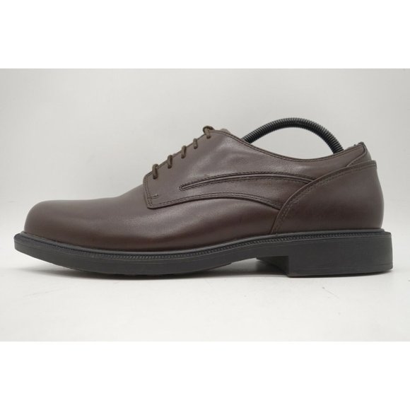 Dunham Logo Brown Leather Casual Lace Up Waterproof Oxfords Shoes Men\'s 9.5 EE main image 8